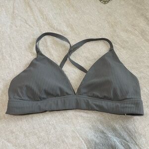 Aerie ribbed triangle sports bra